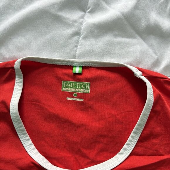 Vintage Tail Tech Tank Top Womans Size Large Black Red Tennis Golf Yoga Outdoor - Picture 3 of 8